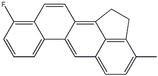 10-FLUORO-3-METHYLCHOLANTHRENE 구조식 이미지