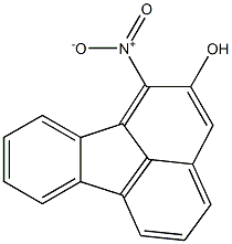 2-HYDROXY-1-NITRO-FLUORANTHENE Structure