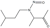 N-(1-METHYLACETONYL)-N-(3-METHYLBUTYL)NOTROSAMINE Structure