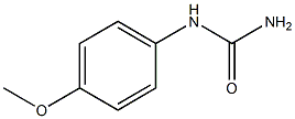 4-METHOXYLPHENYLUREA Structure