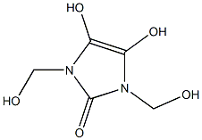 1,3-Dihydroxymethyl-4,5-Dhydroxy-Imidazol-2-One Structure