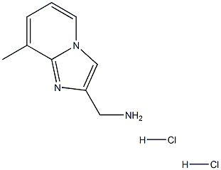 (8-Methylimidazo[1,2-a]pyridin-2-yl)methylaminedihydrochloride Structure