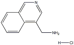 Isoquinolin-4-yl-methylaminehydrochloride 구조식 이미지