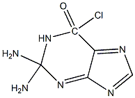 2-Amino-6-chloroguanine 구조식 이미지