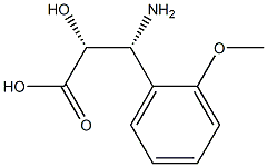 (2R,3R)-3-Amino-2-hydroxy-3-(2-methoxy-phenyl)-propanoic acid 구조식 이미지