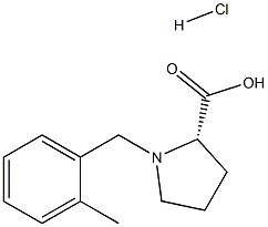 (R)-alpha-(2-methyl-benzyl)-proline hydrochloride 구조식 이미지