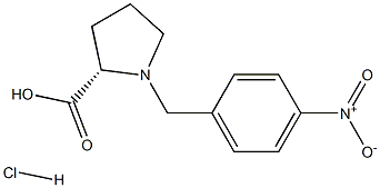 (R)-alpha-(4-nitro-benzyl)-proline hydrochloride 구조식 이미지