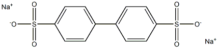 disodium 4-(4-sulfonatophenyl)benzenesulfonate Structure