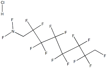 1H,1H-Pentadecafluorooctylamine hydrochloride Structure