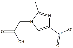 (2-Methyl-4-nitro-imidazol-1-yl)-acetic acid Structure