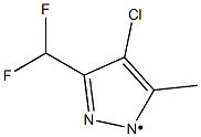(4-Chloro-3-difluoromethyl-5-methyl-pyrazol-1-yl)- 구조식 이미지