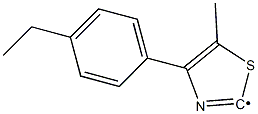 [4-(4-Ethyl-phenyl)-5-methyl-thiazol-2-yl]- Structure