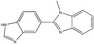 1-Methyl-1H,1'H-[2,5']bibenzoimidazolyl-5- 구조식 이미지