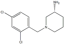 (3R)-1-(2,4-dichlorobenzyl)piperidin-3-amine Structure