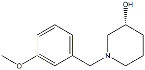 (3R)-1-(3-methoxybenzyl)piperidin-3-ol Structure