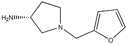 (3R)-1-(furan-2-ylmethyl)pyrrolidin-3-amine Structure