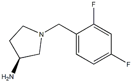 (3S)-1-(2,4-difluorobenzyl)pyrrolidin-3-amine 구조식 이미지