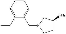 (3S)-1-(2-ethylbenzyl)pyrrolidin-3-amine 구조식 이미지