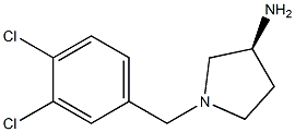 (3S)-1-(3,4-dichlorobenzyl)pyrrolidin-3-amine 구조식 이미지