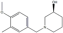(3S)-1-(4-methoxy-3-methylbenzyl)piperidin-3-ol 구조식 이미지