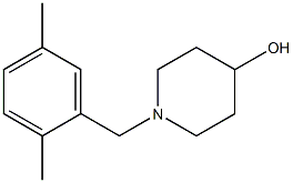 1-(2,5-dimethylbenzyl)piperidin-4-ol 구조식 이미지