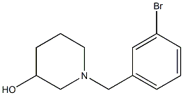 1-(3-bromobenzyl)piperidin-3-ol 구조식 이미지