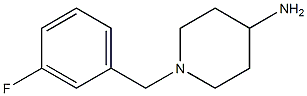 1-(3-fluorobenzyl)piperidin-4-amine 구조식 이미지