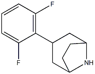 3-(2,6-difluorophenyl)-8-azabicyclo[3.2.1]octane Structure