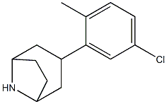 3-(5-chloro-2-methylphenyl)-8-azabicyclo[3.2.1]octane 구조식 이미지