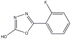 5-(2-fluorophenyl)-1,3,4-oxadiazol-2-ol Structure