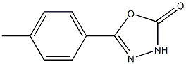 5-(4-methylphenyl)-1,3,4-oxadiazol-2(3H)-one 구조식 이미지