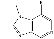 7-bromo-1,2-dimethyl-1H-imidazo[4,5-c]pyridine Structure