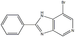 7-bromo-2-phenyl-1H-imidazo[4,5-c]pyridine Structure