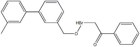 3,5, Dibenzyloxy - Bromo Aceto
Phenone 구조식 이미지