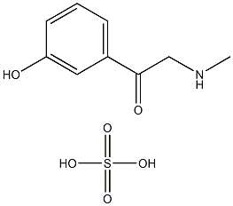 Alpha-Methylamino-M-Hydroxy
Acetophenone Sulphate 구조식 이미지