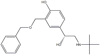 R-O-Benzyl Salbutamol 구조식 이미지