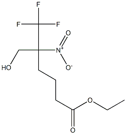5,5,5-TRIFLUORO-4-HYDROXYMETHYL-4-NITRO-PENTANECARBOXYLIC ACID ETHYL ESTER Structure