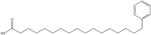 16-PHENYL-HEXADECANECARBOXYLIC ACID Structure