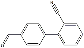 4'-formylbiphenyl-2-carbonitrile 구조식 이미지
