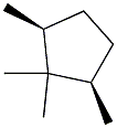 1,2,2,cis-3-tetramethylcyclopentane Structure