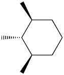 1,cis-2,trans-3-trimethylcyclohexane Structure