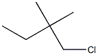 1-chloro-2,2-dimethylbutane 구조식 이미지