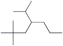 2,2-dimethyl-4-isopropylheptane Structure