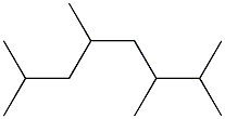 2,3,5,7-tetramethyloctane Structure