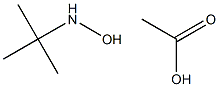 N-TERTBUTYLHYDROXYLAMINE ACETIC ACID 구조식 이미지