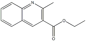 ETHYL 2-METHYLQUINOLINE-3-CARBOXYLATE Structure