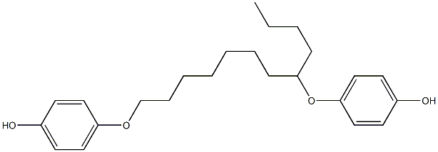 4,4''-[DODECANE -1,8-DIYLBIS(OXY)]DIPHENOL Structure