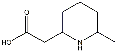 (6-METHYLPIPERIDIN-2-YL)ACETIC ACID 구조식 이미지