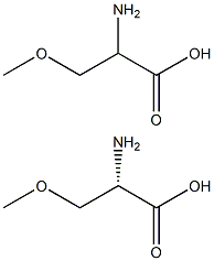 3-METHOXY 2-AMINOPROPANOIC ACID (O-METHYL SERINE) Structure