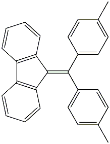 9-DI-P-TOLYMETHYLENEFLUORENE Structure